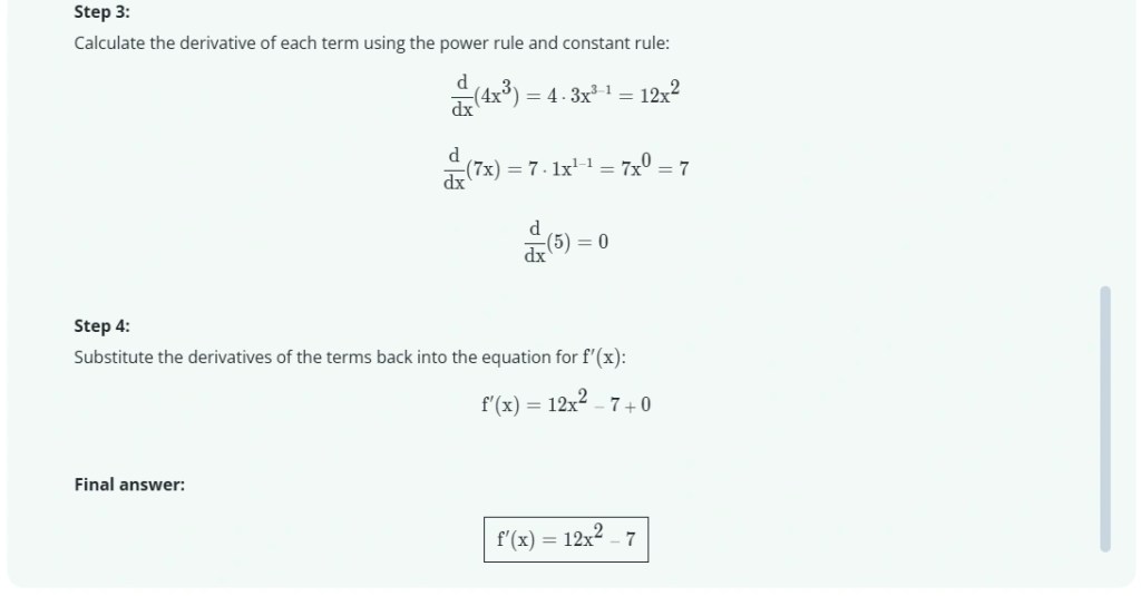 calculus problem solved by AllMath-2