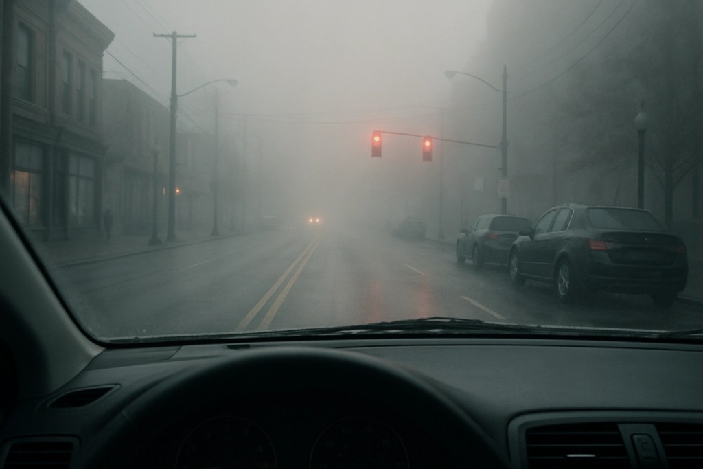 Is Synthetic Training Data the Future of Machine Learning? A highly realistic misty street can be used to train AVs without capturing such scenes from the real world.Â
